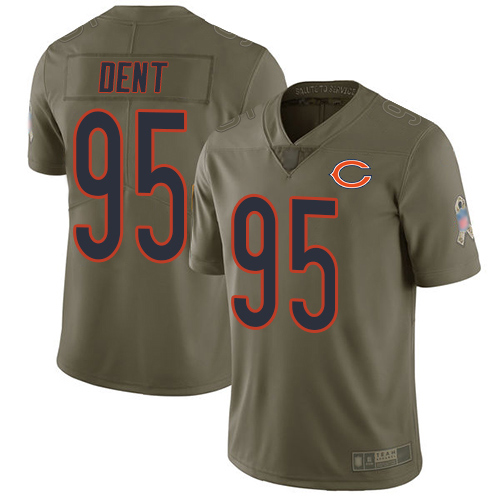 Chicago Bears Limited Olive Men Richard Dent Jersey NFL Football #95 2017 Salute to Service